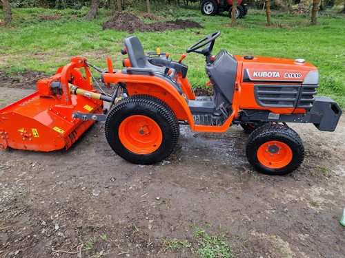 Kubota compact tractor with - kubota,