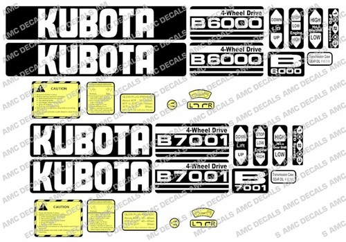 Kubota b6100 b6000 b6001 - b6100,