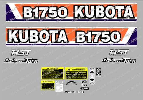 Kubota b1750 hst - b1750,