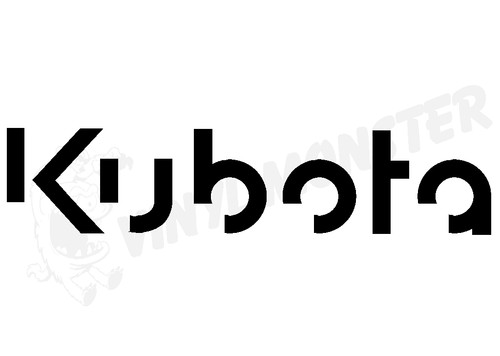 Kubota sticker digger compact - kubota,