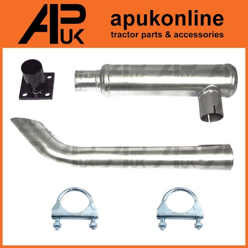 Exhaust silencer pipe - pipe, clamp