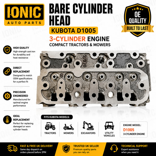 Bare cylinder head kubota - cylinder,
