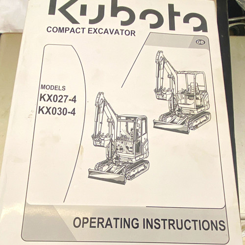 Kubota compact excavator - kubota,